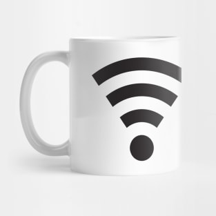 Simple WiFi Logo - Black Mug